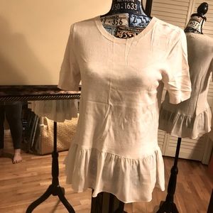 ❌White Loft short sleeve top